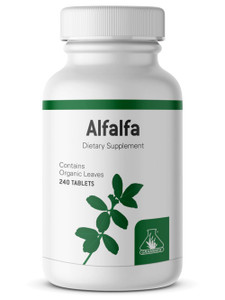 Graminex Alfalfa Tablets - Non-GMO Green Superfood Supplement with Vitamins, Minerals, Amino Acids - 240 Tablets
