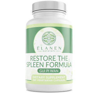 Elanen Naturals GUI Pi Wan, 3rd Party Tested, GUI Pi Tang, Restore The Spleen Formula to Nourish The Heart, Spleen, and Mind, 100 Vegetable Capsules