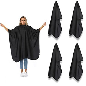 Minewill Waterproof Nylon Salon Hair Cutting Cape,Large Haircut Cape with Adjustable Elastic Neckline,Hairdressing Apron for Home Salon and Barbersho