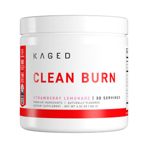 Kaged Clean Burn | Weight Loss Powder | CaloriBurn GP, L Carnitine, Coconut Water | Boost Metabolism, Energy, Focus | Strawberry Lemonade