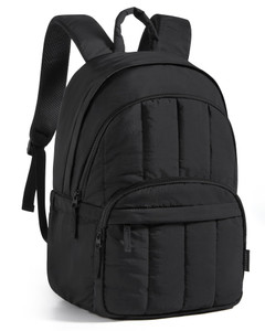 BAGSMART Womens Backpack Travel Laptop Backpack for Women, Quilted College Laptop Bookbag, Work Back Pack for Women, Cute Computer Water-Resistant Ca