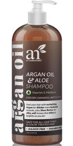 Artnaturals Moroccan Argan Oil Shampoo - (16 Fl Oz / 473ml) - Moisturizing, Volumizing Sulfate Free Shampoo for Women, Men and Teens - Used for Color