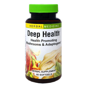 Herbs Etc. Deep Health - Daily Use Adaptogen Supplement - Aids Immune Health & Energy - with Reishi Mushroom - 60 Softgels (60 Servings)