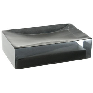 Gedy RA11-14 Rainbow Soap Holder, 0.3" L x 4.33" W, Black