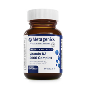 Metagenics D3 2000 IU Complex Vitamin D3 Supplement - Supports Bone Health, Immune & Healthy Inflammation Response* - with Isoflavones for Absorption