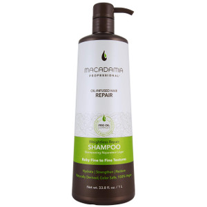 Macadamia Professional Hair Care Sulfate Paraben Free Natural Organic CrueltyFree Vegan Hair Products Weightless Hair Repair Shampoo , Green, Sheer P