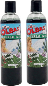 Olbas Herbal Bath Sore Muscle Bath Soak & Natural Muscle Relaxer Bath, Aromatic Swiss Formula with Essential Oils & Chlorophyll, Relaxing Bubble Bath