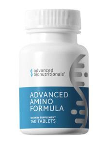 Advanced Bionutritionals  Advanced Amino Formula Tablets, Amino Acid Supplement, Build Muscle, Post Workout Recovery, Energy, Stamina, Non-GMO, Glut