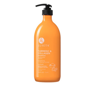 Luseta Hair Growth Shampoo with Turmeric & Collagen, Thickening Hair Volumizing for Women and Men Thinning or Oil, Color Safe for Treated Hair Sulfat