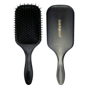 Denman (Black) Large Paddle Cushion Hair Brush for Blow Drying & Detangling - Comfortable Styling, Straightening & Smoothing - For Women and Men, D83