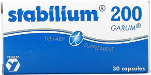 Nutricology Stabilium 200 - Natural Sleep Aids for Adults, Stress Relief Supplements, Sleep Support, Fish Oil, Vitamin A, Vitamin B6, Sleeping Pills