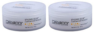 GIOVANNI - Eco Chic Styling Glue- Custom Hair Modeler (2 Ounce Jar)- 2 PACK