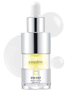 EASYDEW Multi Vita C Serum - Korean Facial Serum for Uneven Skin Tone & Dull Skin with Vitamin C, EGF Peptide, Niacinamide - Prevent-Oxidation Skin V