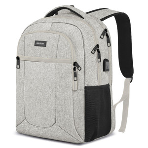 BIKROD School Backpacks for Teen Boys, Backpack for Men and Women,Water Resistant Back Pack Fit 15.6 Inch Laptop with USB Charging Port, Business Ant