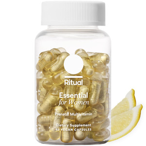 Ritual Essential for Women Prenatal Multivitamin: Folate & Choline for Neural Tube Support, Omega-3 DHA for Fetal Brain Development, Iron, Calcium-He