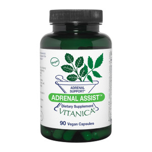 Vitanica Adrenal Assist, Adrenal Support, Vegan, 90 Capsules