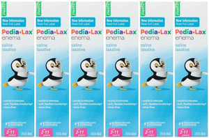 Pedia-lax FLEET ENEMA CHILDREN, 2.25 Fl Oz (Pack of 6)