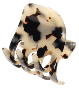 France Luxe Medium Gallery Claw Clip, Classic, Handmade French Hair Clips for Women, All Hair Types, Strong Hold With Gentle Grip, Lightweight, Women