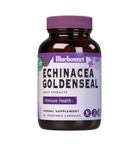 BlueBonnet Echinacea Goldenseal Root Extract Supplement, 60 Count