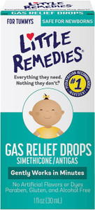 Little Remedies Gas Relief Drops, Natural Berry Flavor, Safe for Newborns 1.0 Fl Oz (Pack of 2)