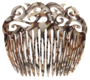 France Luxe Elysee Side Comb - Onyx