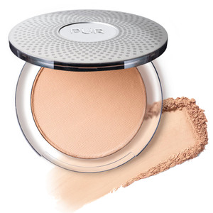 PUR Beauty 4-in-1 Pressed Mineral Makeup Powder Foundation with SPF 15 - Concealer & Finishing Compact Pressed Powder for Face - Buildable Medium to