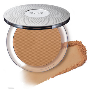 PUR Beauty 4-in-1 Pressed Mineral Makeup Powder Foundation with SPF 15 - Concealer & Finishing Compact Pressed Powder for Face - Buildable Medium to