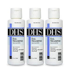 DHS SAL Shampoo - Maximum Strength for Psoriasis, Eczema, and Dandruff/Medicated Anti-Dandruff Shampoo Reduces Oil, Treats Itchy Scalp with Salicylic