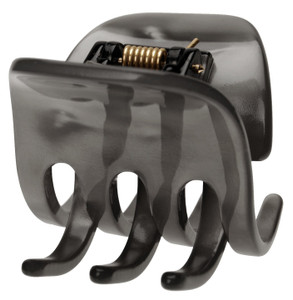 France Luxe Medium Gallery Claw Clip, Nacro Slate