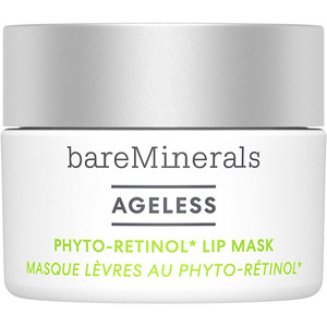 bareMinerals Ageless Phyto-Retinol Lip Mask with Plant-Based Retinol Alternative + Hyaluronic Acid, Leave-On Lip Sleeping Mask, Vegan