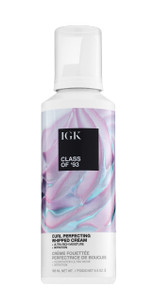 IGK CLASS OF 93 Curl Perfecting Whipped Cream | Moisture + Definition + Softens | Vegan + Cruelty Free | 5.5 Oz