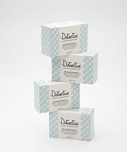 Gift for her - 4 x Hand made Moisturizing, natural Soap bars boxed - Good Nights Sleep fragrance blend, with 5 Essential oils