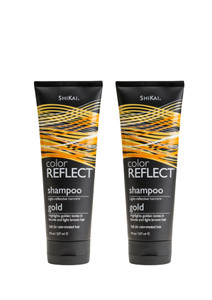 SHIKAI PRODUCTS SHAMP,COLOR REFLECT,GOLD, 8 FZ Pack of 2