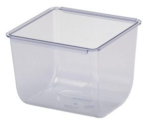 San Jamar BD106 1qt Dome and Mini Dome Standard Chillable Tray (Pack of 6)
