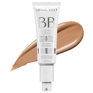 Marcelle BB Cream Beauty Balm, Medium-Dark, Tinted Moisturizer, Skin Enhancer, Lightweight, Hydrating, Hypoallergenic, Non-Comedogenic, Fragrance-Fre