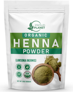 Organic Henna Powder For Hair Dye (2 Pounds | 907g) | Lawsonia Inermis | Mehndi Powder | Natural & Raw | USDA Certified by Proud Planet