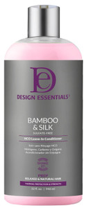 Design Essentials Bamboo & Silk HCO Leave-In Conditioner, Thermal Protection for Natural and Relaxed Hair, Softens & Detangles, 32 Oz, Pack of 1