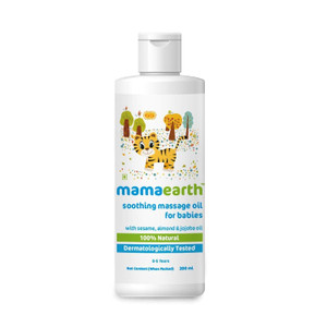 Mamaearth Soothing Massage Oil for Babies | Long Lasting Moisturization with Sesame, Almond & Jojoba Oil | Nourishes & Keeps Skin Soft & Supple | Gen