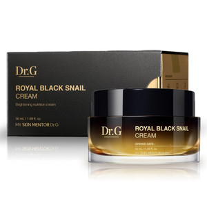 Dr. G - Royal Black Snail Cream - 50 ML - Snail Mucin Moisturizer, Korean Skincare, K Beauty for Dry Skin, Royal Jelly Protein Improves Skin Barrier,