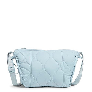 Vera Bradley Women's Featherweight Crossbody Purse, Dusty Blue