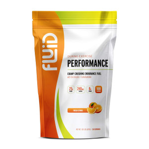 Fluid Performance - Low Sugar Endurance Fuel Sports Drink Mix with Electrolytes, All Natural Ingredients, Gluten-Free for Before or During Exercise (