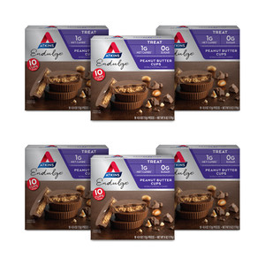Atkins Endulge Peanut Butter Cups, Dessert Favorite, Low Carb, 0g Sugar, 60 Count