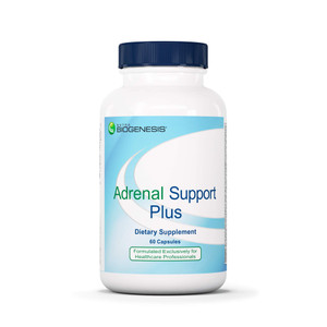 Nutra Biogenesis Adrenal Support Plus - Adrenal Support Supplements for Women & Men, Adrenal Complex with Pregnenolone, DHEA & Herbs for Daily Calm,