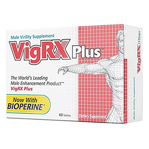 VigRx Plus Male Erection Virility and Stamina Enhancement Herbal Dietary Supplement Pill, 60 Count