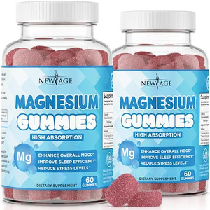Magnesium Gummies - Magnesium Supplement for Adults and Kids, Vegan, Gelatin-Free, Gluten-Free, Non-GMO, Delicious Natural Raspberry Flavor- 120 Coun