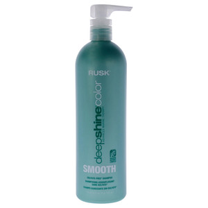 RUSK Deepshine Color Smooth Sulfate Free Shampoo, Long Lasting, Nourishes Hair, Controls Frizz and Protects Color, 25 fl. oz.