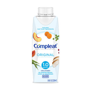 Nestle Compleat Original Tube Feeding Formula Unflavored 8.45 oz Carton 24 Ct