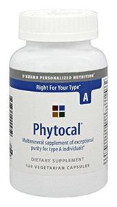 D'Adamo Personalized Nutrition - Phytocal A 120 vcaps