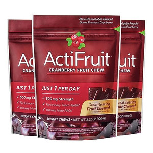 Enzymatic Therapy ActiFruit 20 soft chews ( Multi-Pack)