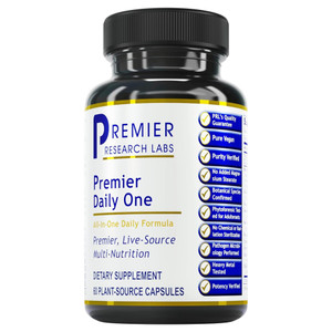 Premier Research Labs Premier Daily One - Super Greens, Vegetable Supplements for Adults with Cruciferous Veggies, Milk Thistle for Liver Support, Ph